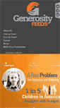 Mobile Screenshot of generosityfeeds.org