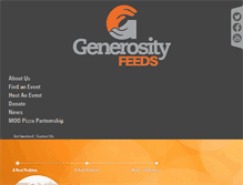 Tablet Screenshot of generosityfeeds.org